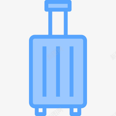行李包5蓝色图标图标