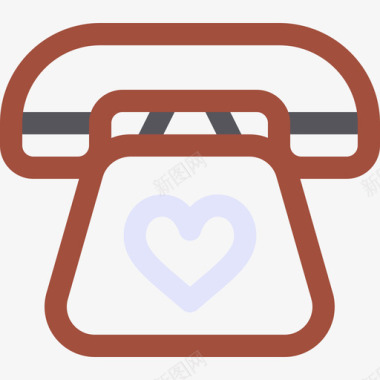 电话慈善43线性颜色图标图标
