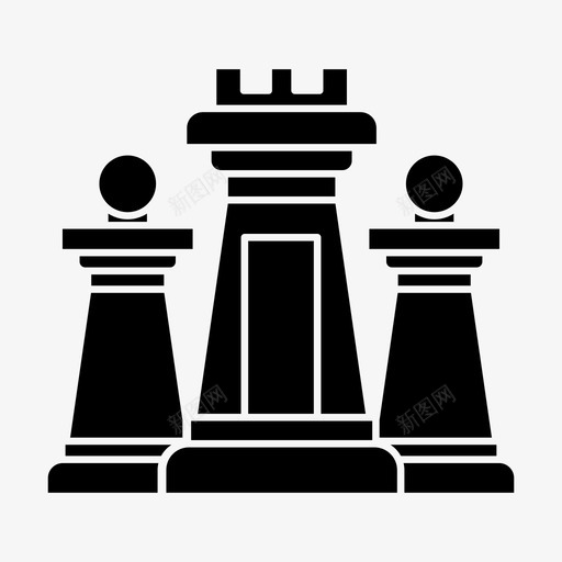 国际象棋计算机战略图标svg_新图网 https://ixintu.com 国际象棋 战术 战略 战略管理和战略市场研究 技术 计算机