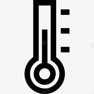 温度生态123线性图标图标