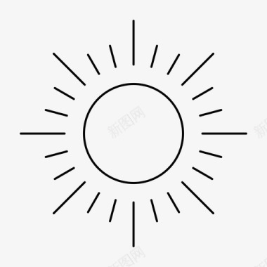 太阳日出日落图标图标
