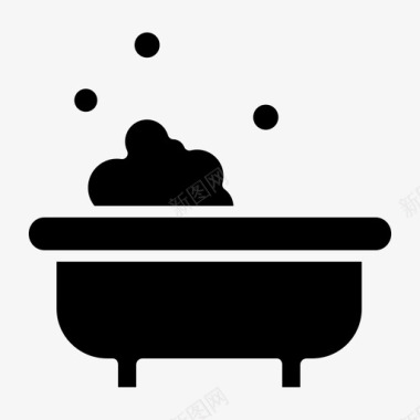 浴缸宝宝孩子图标图标