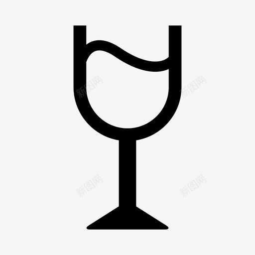 葡萄酒酒吧饮料图标svg_新图网 https://ixintu.com 容器 玻璃杯 葡萄酒 酒吧 饮料