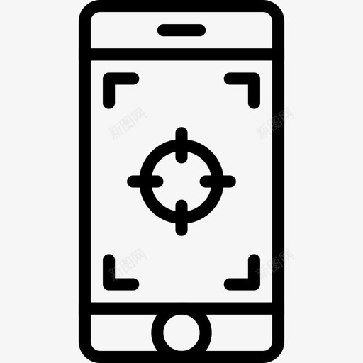 智能手机游戏16线性图标svg_新图网 https://ixintu.com 智能手机 游戏16 线性