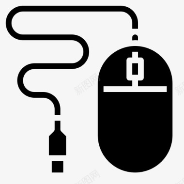 鼠标配件点击图标图标