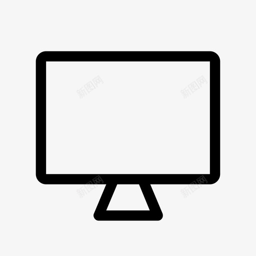 显示器计算机imac图标svg_新图网 https://ixintu.com imac 四角 圆角 屏幕 显示器 计算机