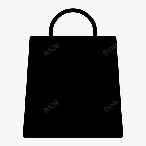 袋子买购物袋图标svg_新图网 https://ixintu.com 买 袋子 袋子字形 购物袋