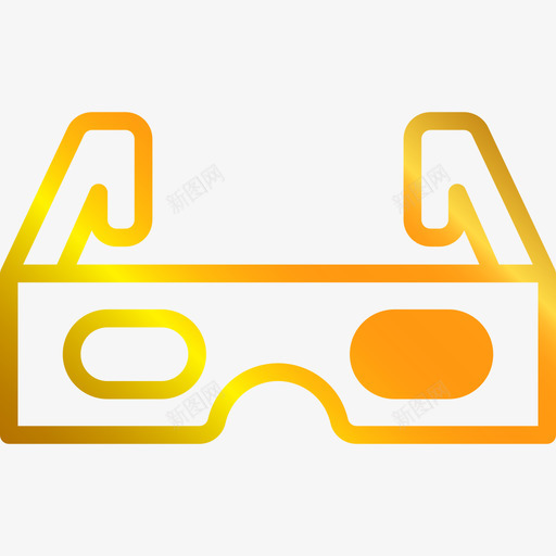 3d眼镜复古小工具3线性渐变图标svg_新图网 https://ixintu.com 3d眼镜 复古小工具3 线性渐变