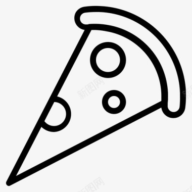 披萨烘焙面包图标图标