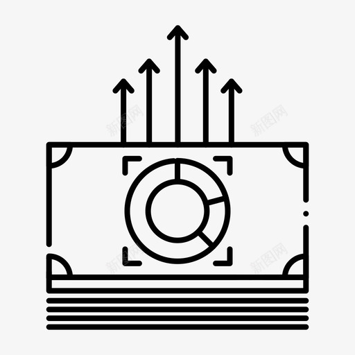 钱美元捆绑图标svg_新图网 https://ixintu.com 捆绑 现金 网络界面2月收集v4 美元 转账 钱