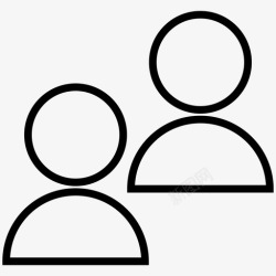 灵魂伴侣朋友伙伴人图标高清图片