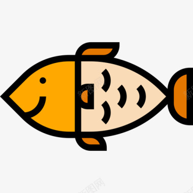 鱼食物98线色图标图标