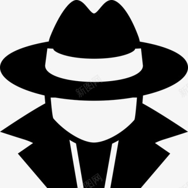 匿名犯罪黑客图标图标