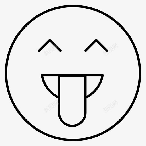 微笑表情符号脸图标svg_新图网 https://ixintu.com 微笑 脸 表情符号