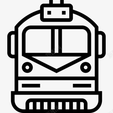 列车15号铁路直线图标图标