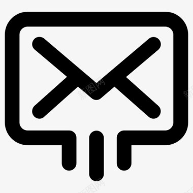 发电子邮件信封信件图标图标