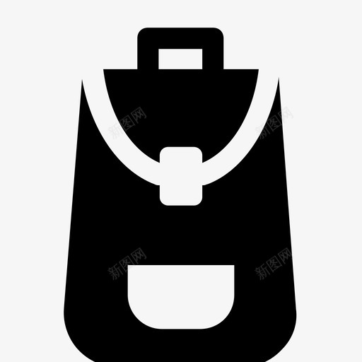 背包行李手提箱图标svg_新图网 https://ixintu.com 徒步旅行和野营雕文图标包 手提箱 旅行包 背包 行李