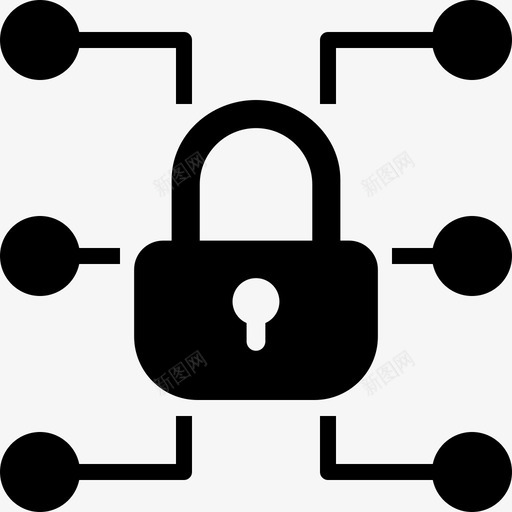 结构锁定关系图标svg_新图网 https://ixintu.com 关系 搜索引擎优化黑填充1 系统 结构 锁定