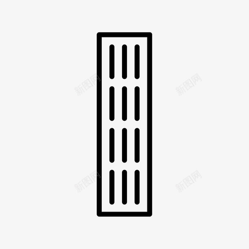 摩天大楼城市房地产图标svg_新图网 https://ixintu.com 城市 塔楼 房地产 摩天大楼