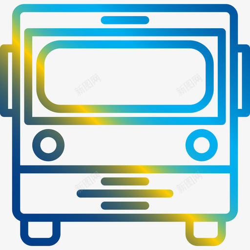 公共汽车旅行132直线坡度图标svg_新图网 https://ixintu.com 公共汽车 旅行132 直线坡度