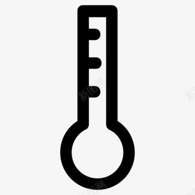 温度计测量设备医用仪表图标图标