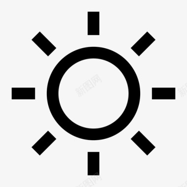 太阳春天夏天图标图标