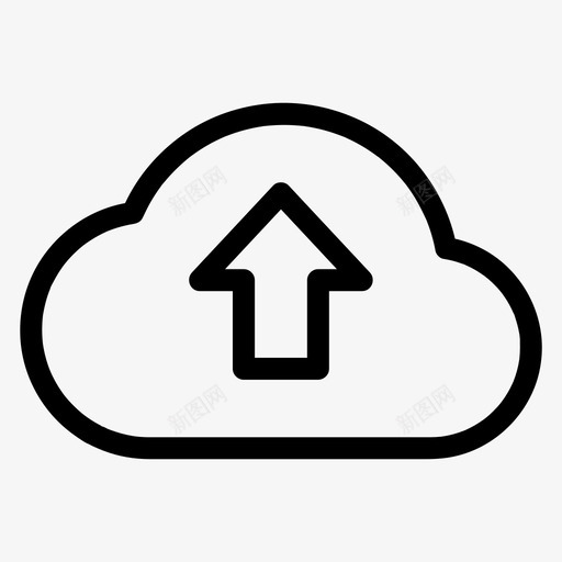 云上传数据互联网图标svg_新图网 https://ixintu.com 云上传 互联网 传输 所有尺寸的基本图标 数据 服务器