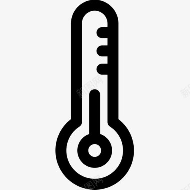 温度计化学29线性图标图标