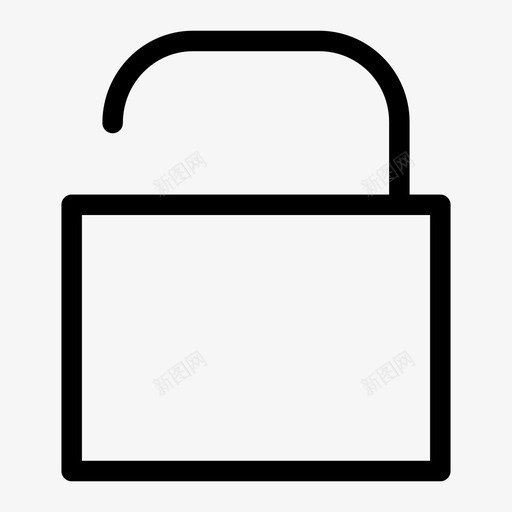 解锁访问打开图标svg_新图网 https://ixintu.com 基本 安全 密码 打开 解锁 访问