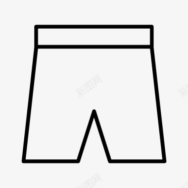 短裤时尚男人图标图标