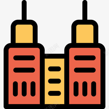 47号楼直线颜色橙色图标图标