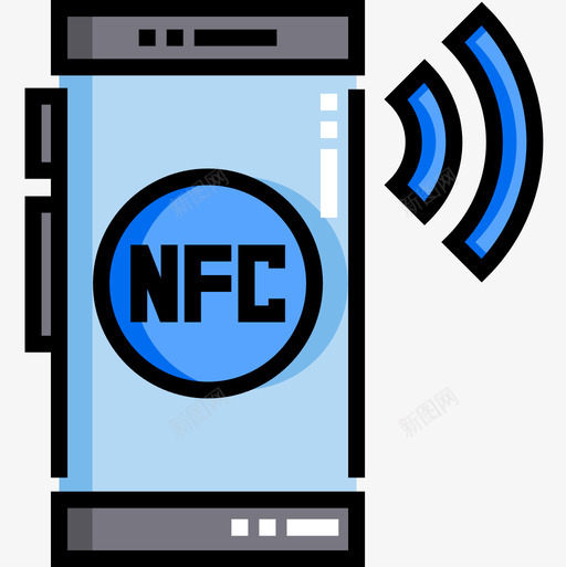 Nfc智能城市13线性颜色图标svg_新图网 https://ixintu.com Nfc 城市 智能 线性 颜色