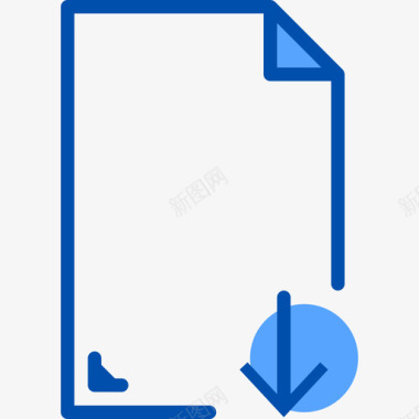 文件和文件夹9蓝色图标图标