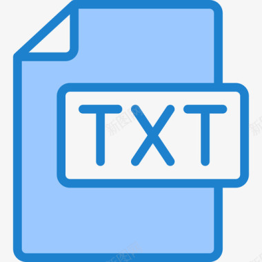 Txt文件13蓝色图标图标