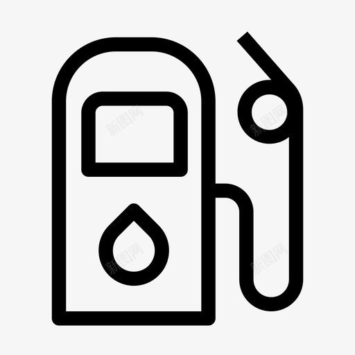 油泵燃油泵图标svg_新图网 https://ixintu.com 油泵 燃油泵