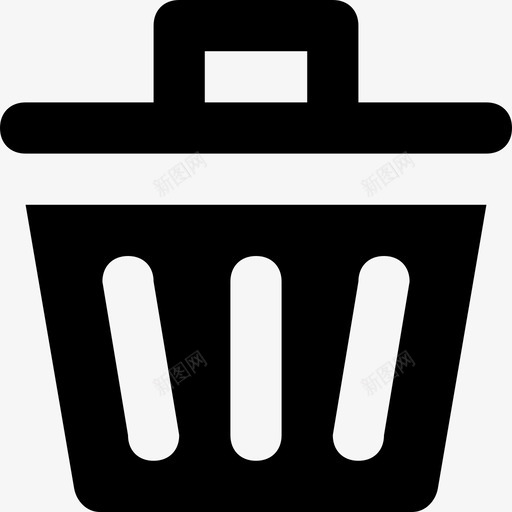 垃圾桶垃圾箱回收图标svg_新图网 https://ixintu.com 回收 图标 垃圾桶 垃圾箱 材料 科技 集雕文