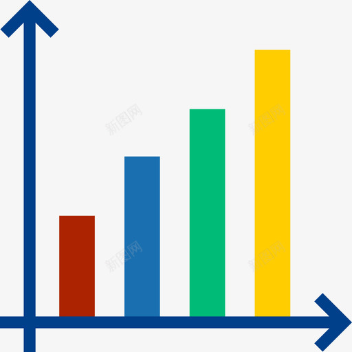 条形图图表2平面图图标svg_新图网 https://ixintu.com 图表2 平面图 条形图