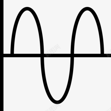 曲线图图表数学图标图标