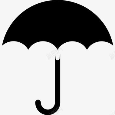 雨伞物流配送6实心图标图标