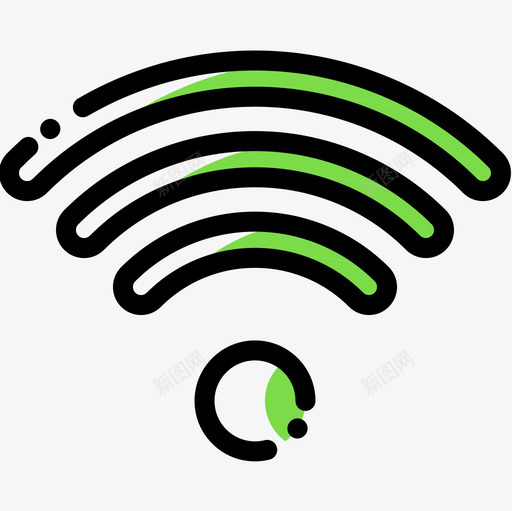 Wifi摄像头18颜色省略图标svg_新图网 https://ixintu.com Wifi 摄像头 省略 颜色