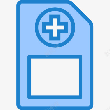 病史健康护理27蓝色图标图标
