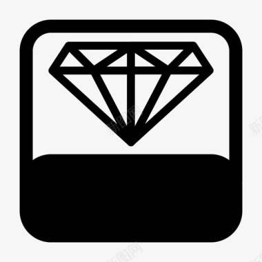 ss钻石订婚图标图标