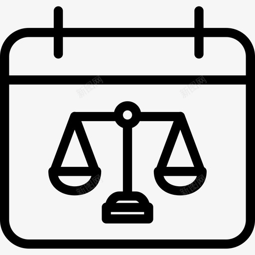 审判法律和犯罪直系图标svg_新图网 https://ixintu.com 审判 法律和犯罪 直系