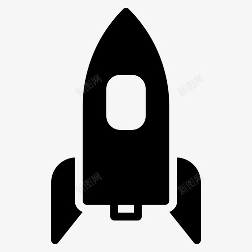 火箭商业数字图标svg_新图网 https://ixintu.com 创业 商业 数字 数字营销glyphsolid 火箭 营销