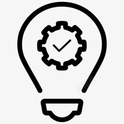 企业管理理念解决方案业务发展图标高清图片