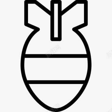 炸弹陆军8号直线型图标图标