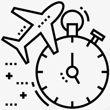航班时间登机时间出发时间图标图标