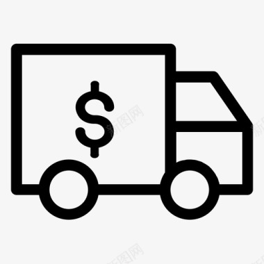 运输成本交货交货成本图标图标