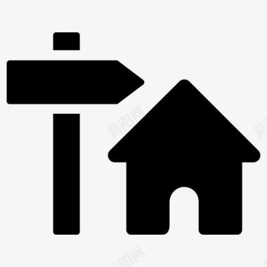 地址方向家庭住址图标图标