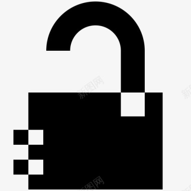 锁打开密码私人图标图标